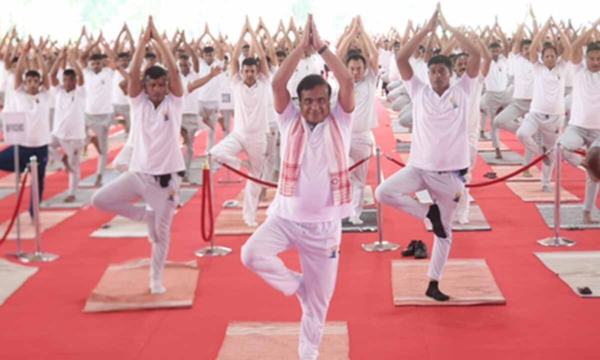 Guvs, CMs and political leaders join Yoga Day celebrations in Northeast