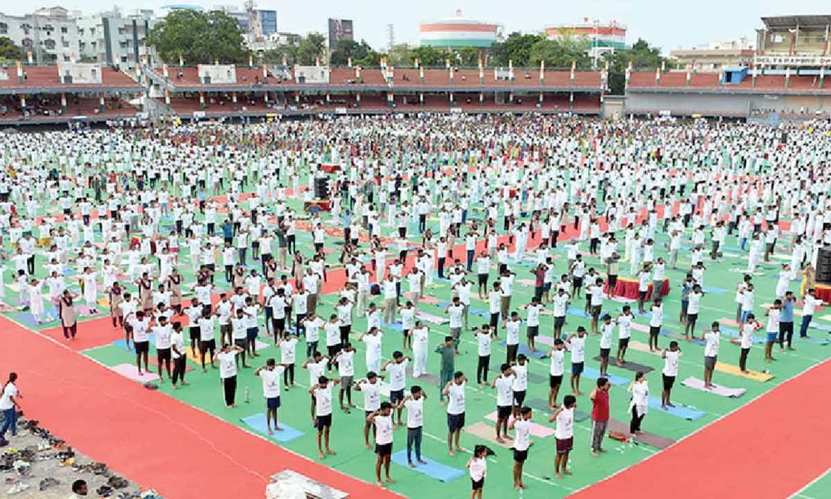 Yoga is India's cultural treasure: Collector Lakshmisha