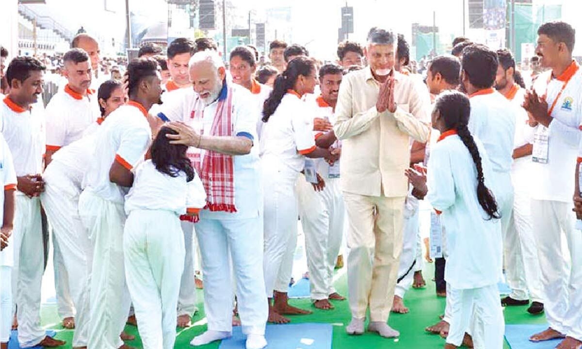 People of Vizag embrace IYD as a household celebration