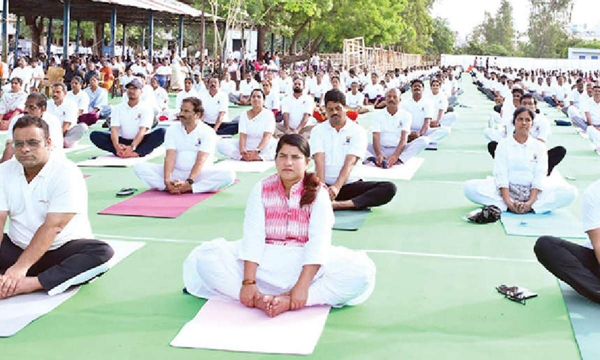 People asked to make yoga a practice in daily life