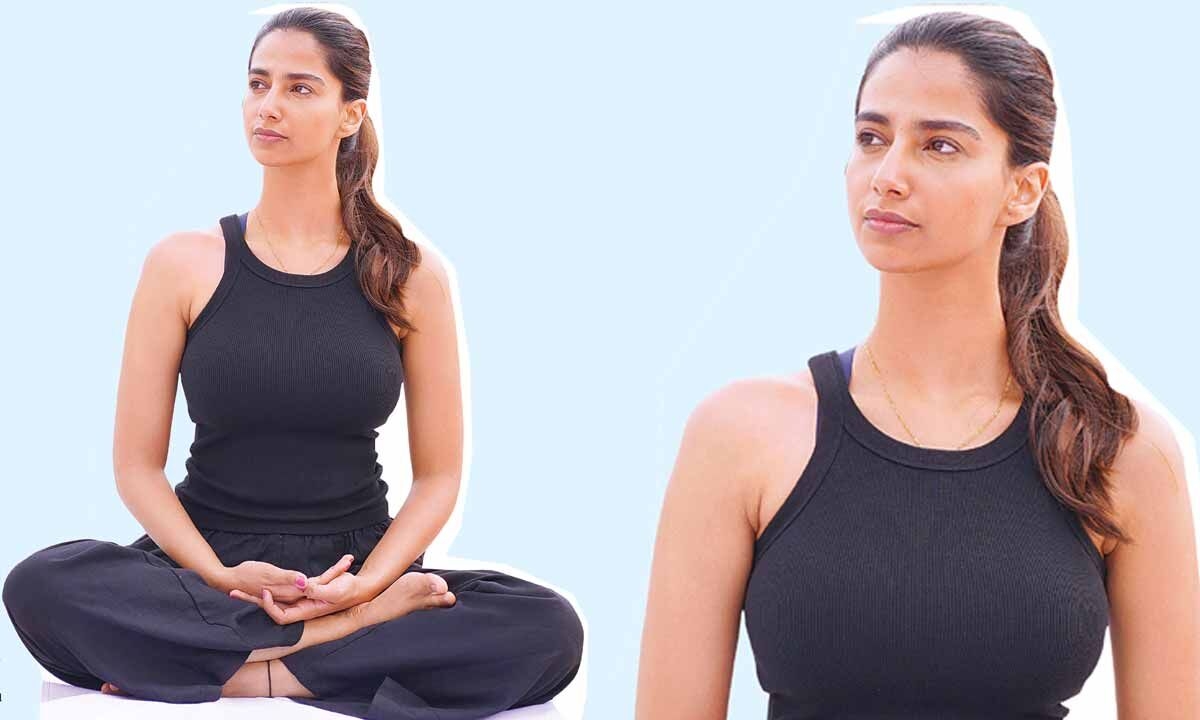 Meenaakshi Chaudhary celebrates Yoga Day with a message of balance and wellness