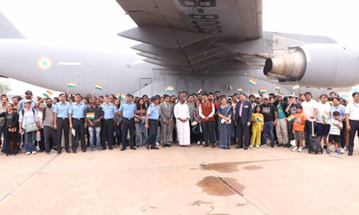 Operation Sindhu: IAF brings home 268 Indian nationals from Israel