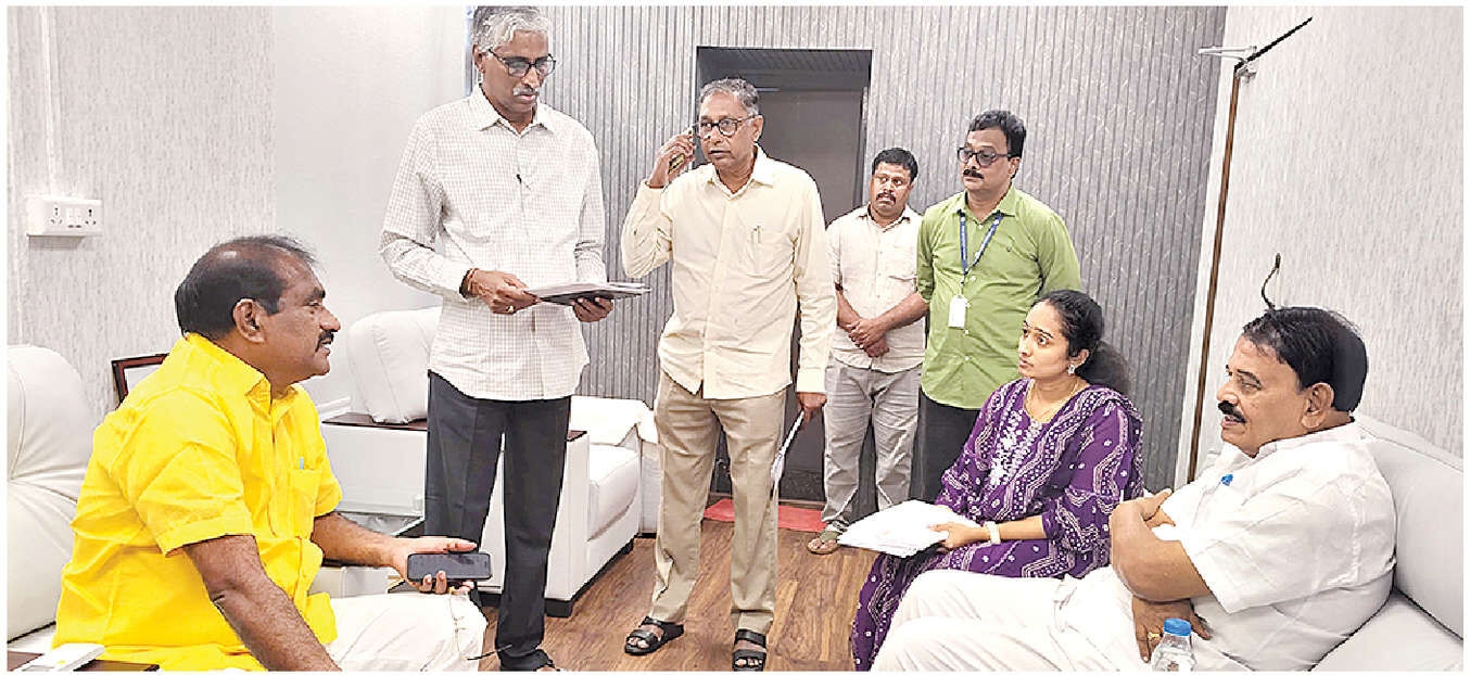 MLA Sindhura urges Irrigation Min to release pending land compensation for farmers