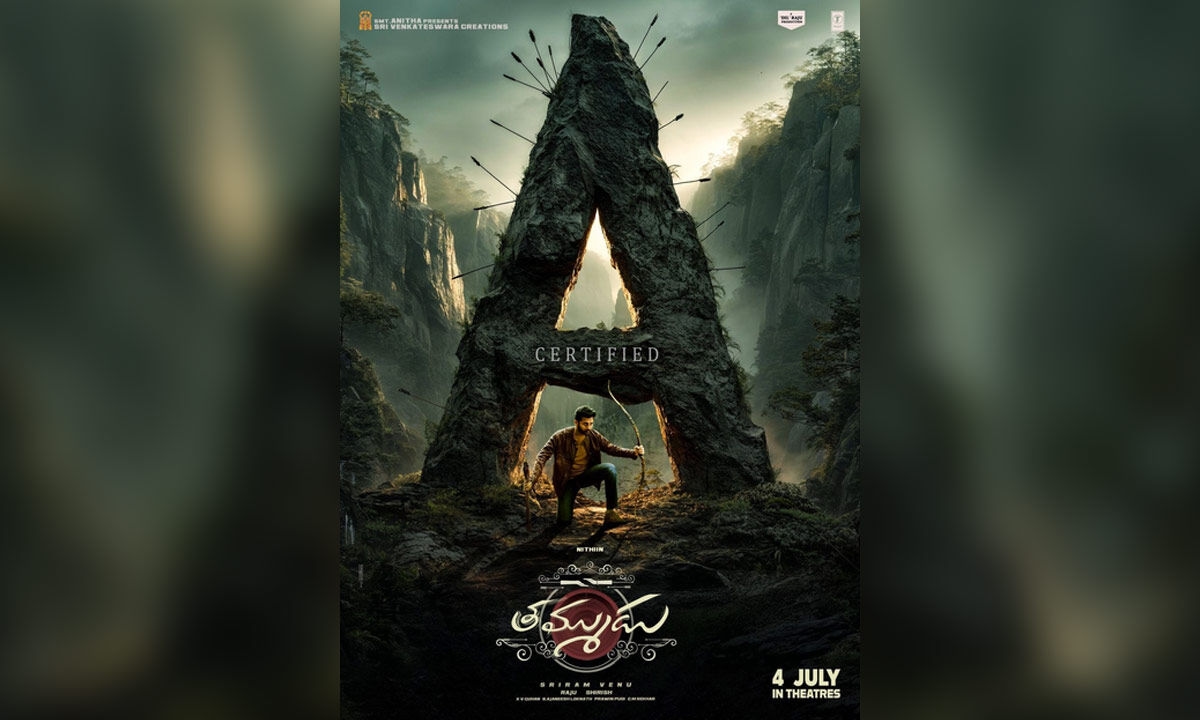 Censor Board clears Nithiin's 'Thammudu' for release with an 'A' certificate