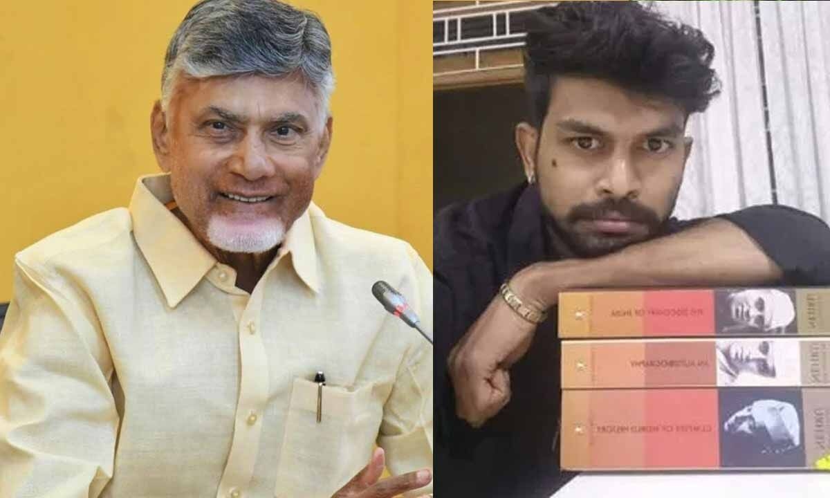 Chandrababu lauds young writer Surada Prasad for winning Central Literary Youth Award