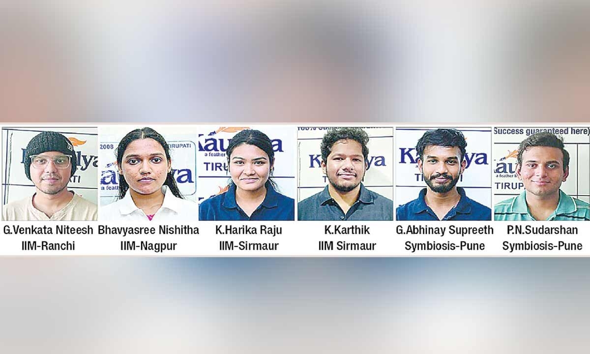 Kautilya students achieve IIM admissions