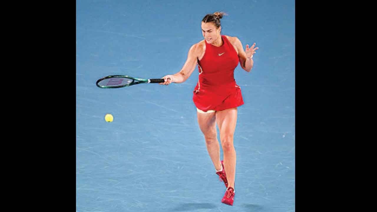 Aryna storms into next round