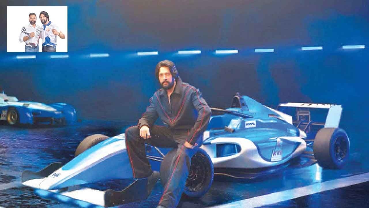 ‘Kichcha' Sudeep launches his racing team for forthcoming Indian Racing Festival