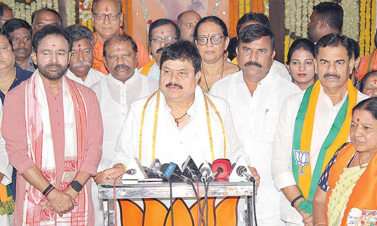 Toning up party from booth level our mission: TG BJP chief