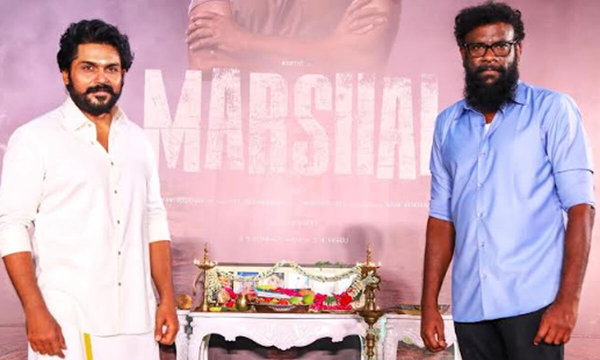 Karthi teams up with director Tamizh for powerful action drama ‘Marshal'
