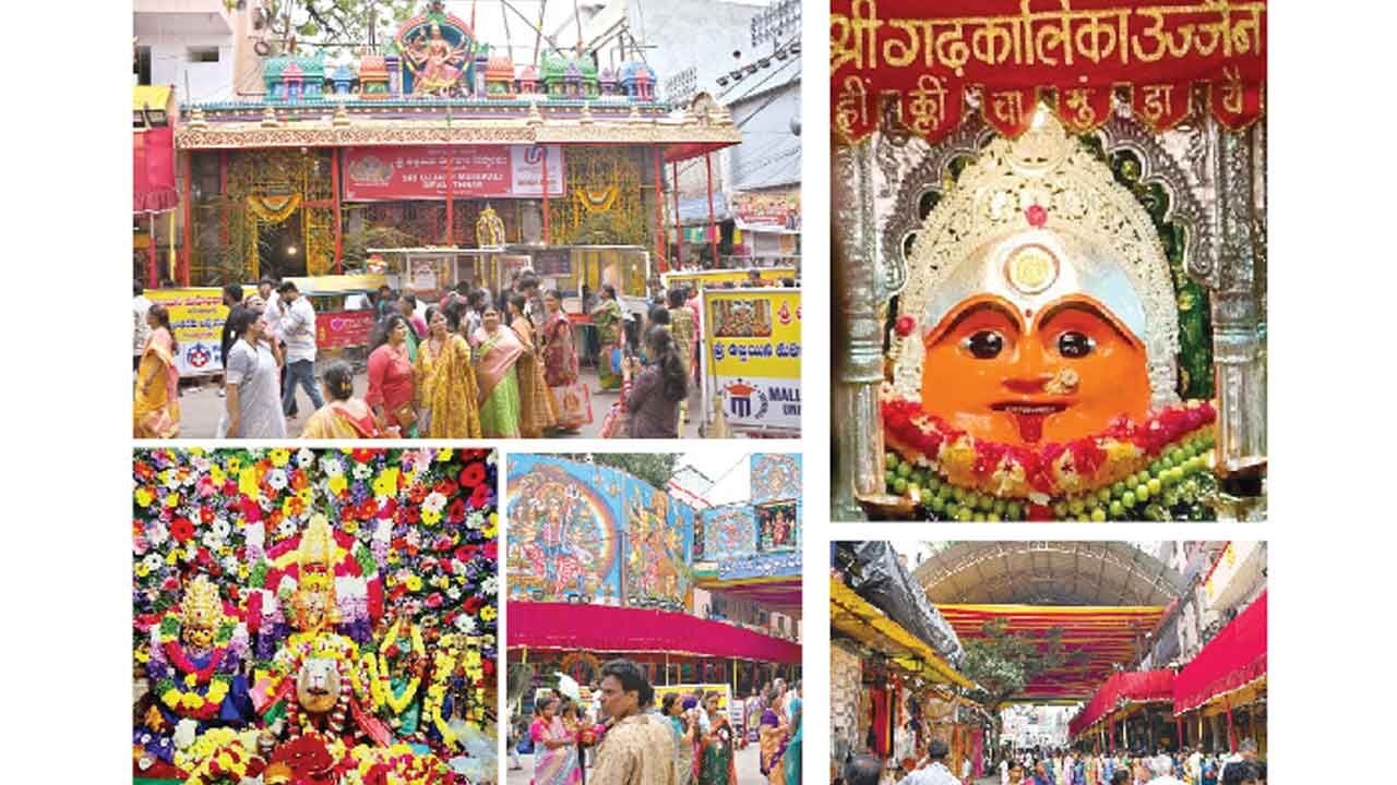 Mahakali temple decked up for Lashkar Bonalu