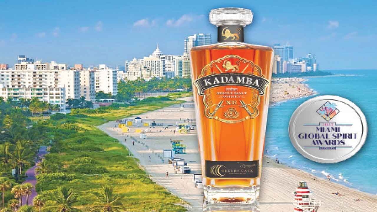 Kadamba bags medal at Miami World's Spirits competition