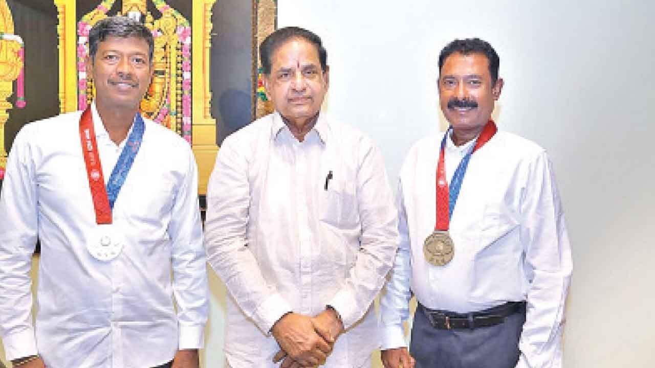 World Police Games: TTD chief pats VGOs for winning medals