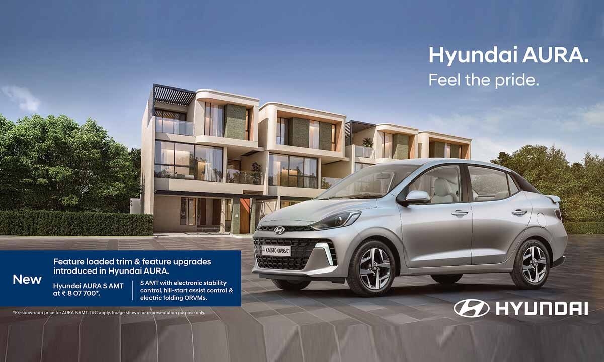 Hyundai Motor India Limited Expands AURA Line up Introduces affordable AMT transmission