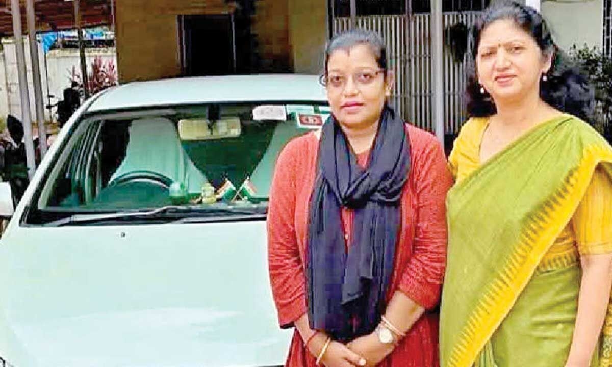 Sandhya breaks gender barrier as State's first woman govt driver
