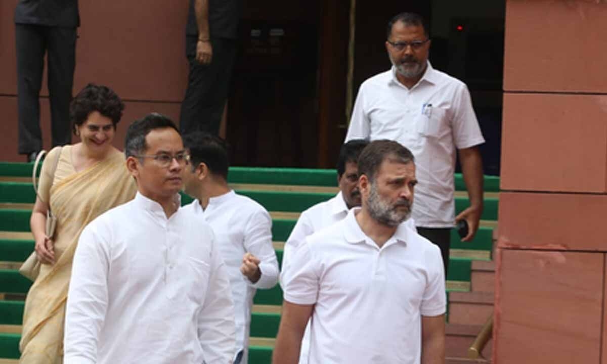 Govt members make statements, but opposition not allowed to speak, alleges Rahul Gandhi