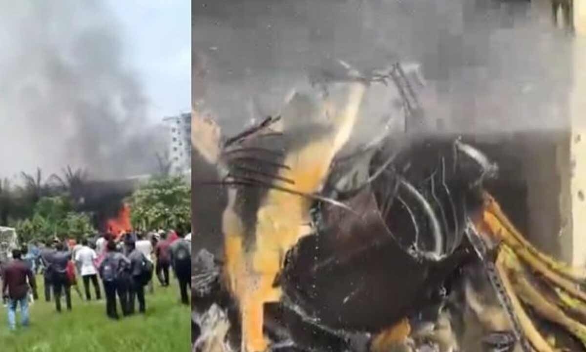 Bangladesh Air Force Jet Crashes Into Dhaka School, One Dead, Four Injured