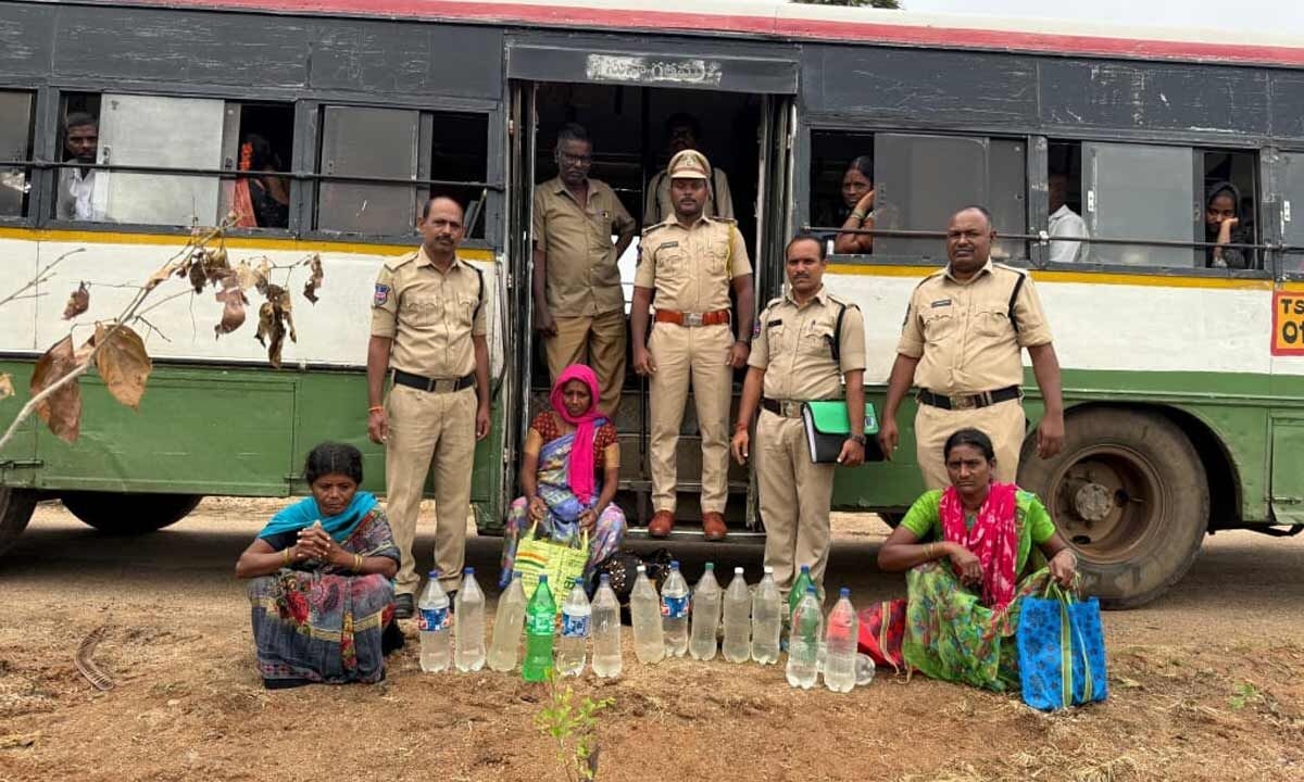33.75. litres' Sara, liquor seized CI Karuna