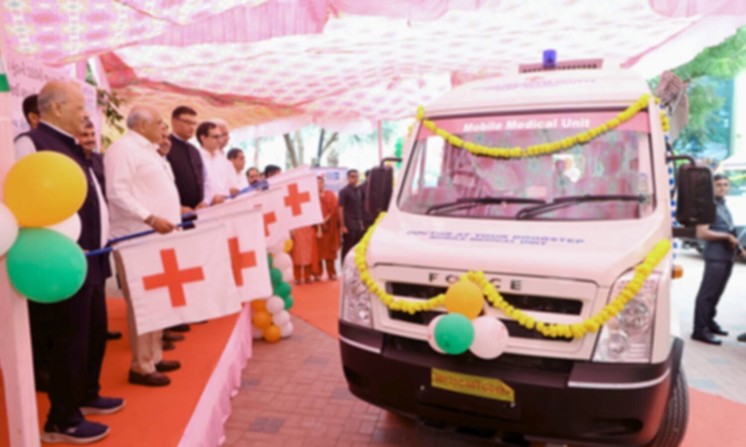 CM Bhupendra Patel flags off mobile medical vans for Gujarat's tribal districts