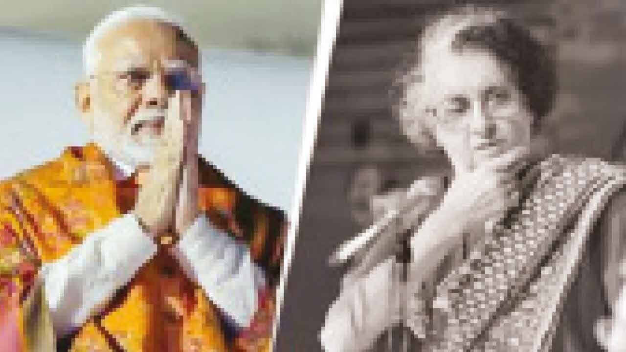 Modi breaks Indira's feat with unbroken PM stint