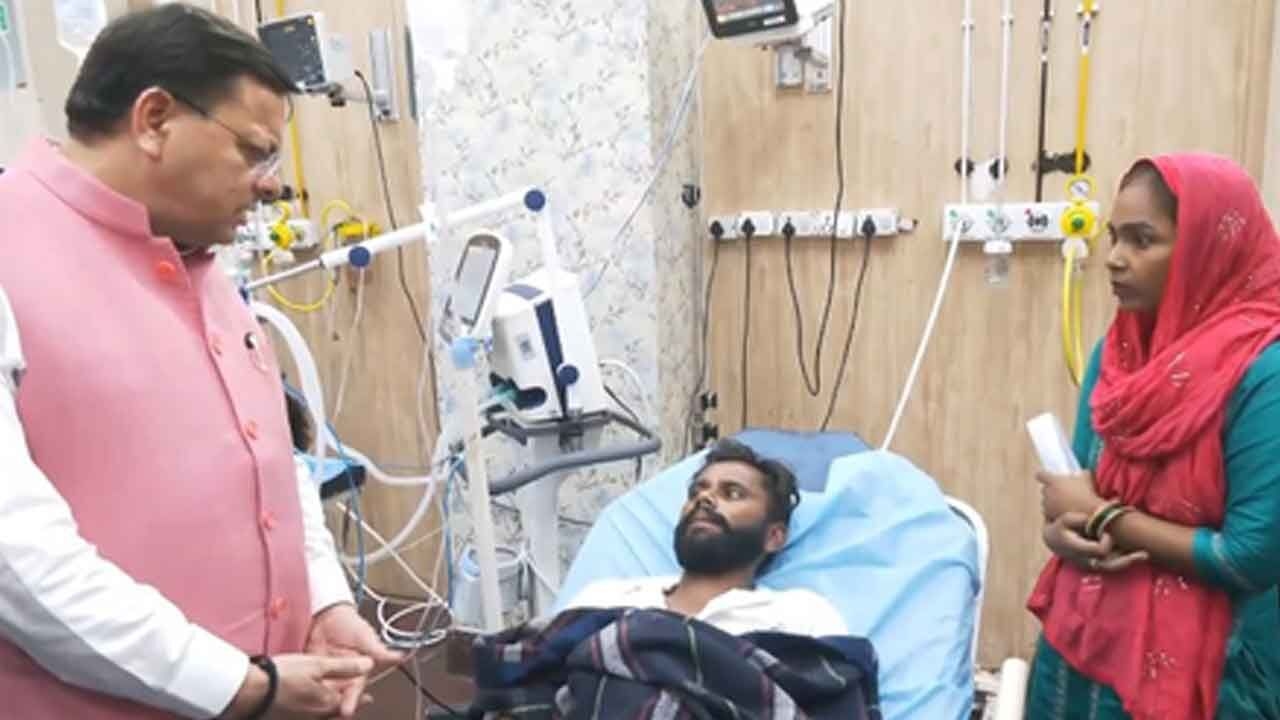 Mansa Devi stampede: CM Dhami visits injured in Haridwar, Rishikesh hospitals