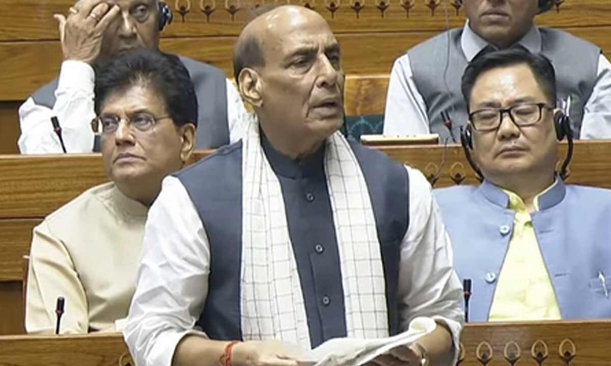 In 'Op Sindoor', forces destroyed high-value terror targets, ensured no harm to civilians: Defence Minister Singh