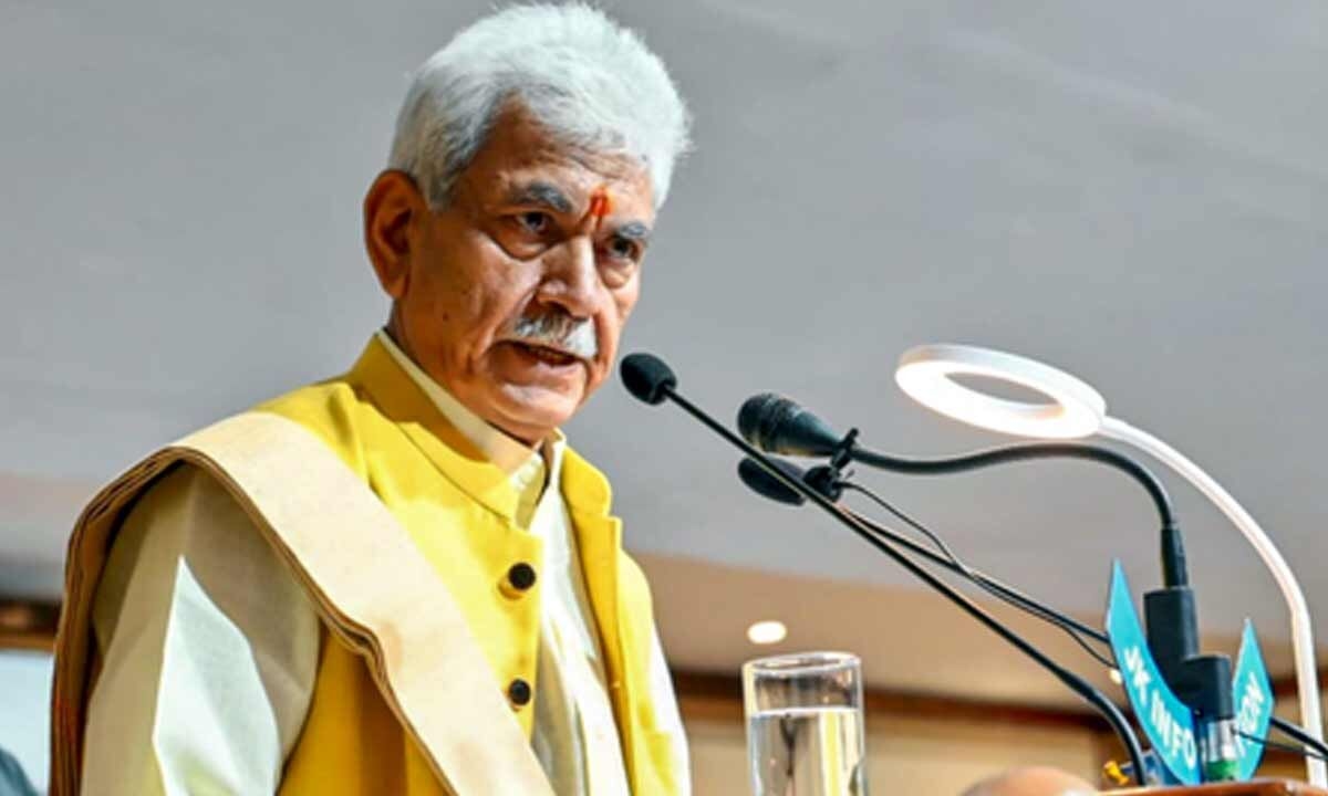J&K L-G hands over job assurance letter to daughter of official killed in Pak shelling