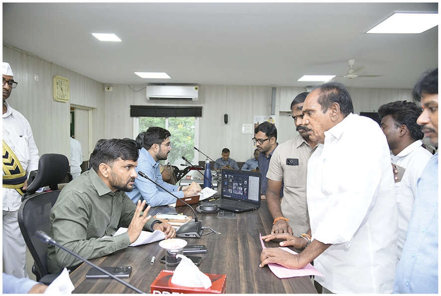 Petitioners from various mandals attend PGRS
