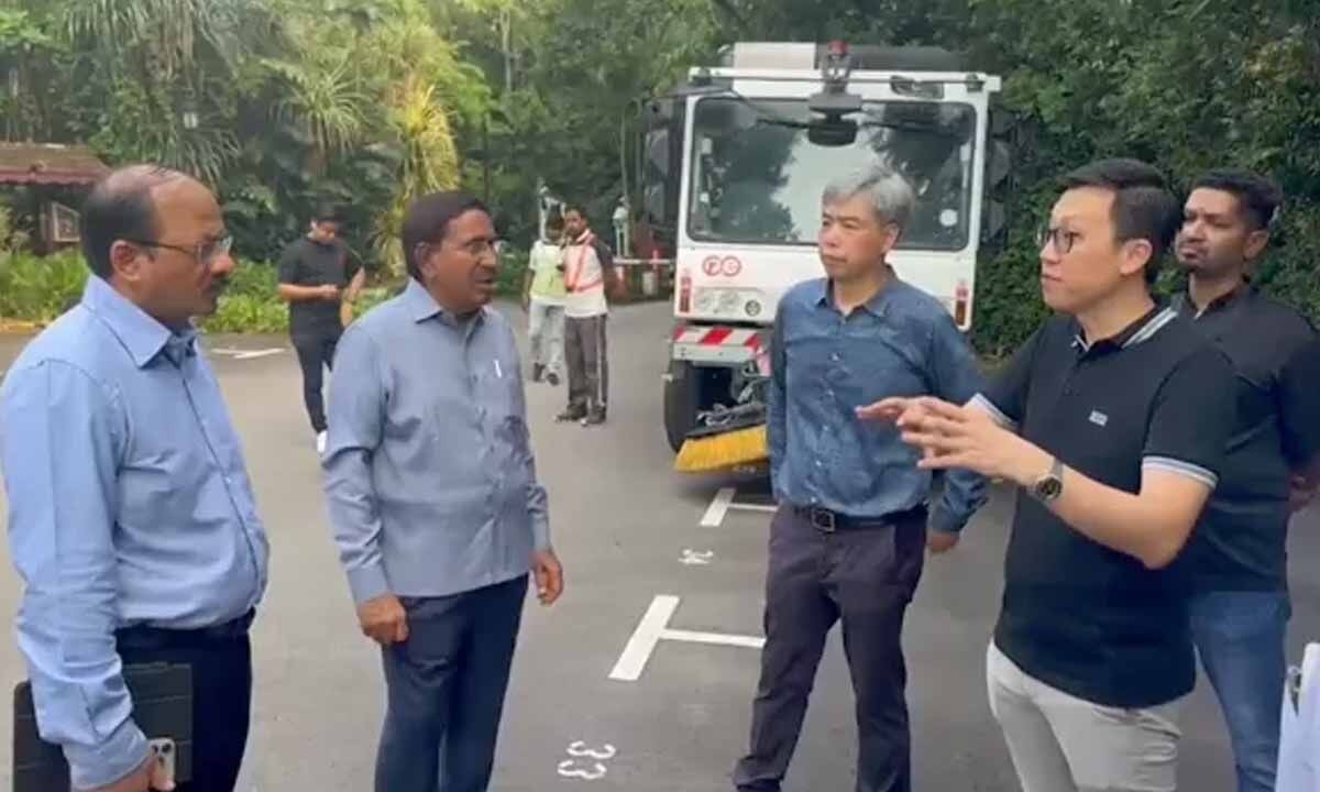 Minister Narayana Continues Singapore Visit to Study Amaravati Development