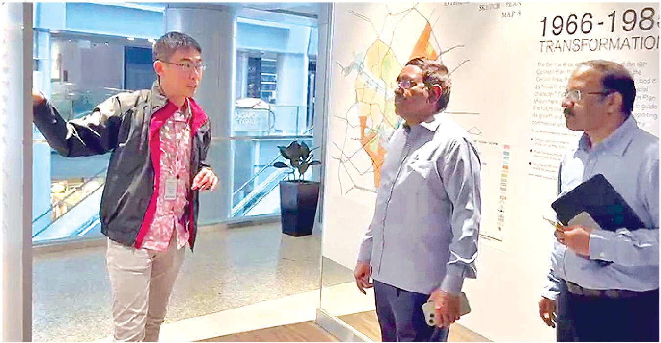 Minister Narayana studies Amaravati's future blueprint