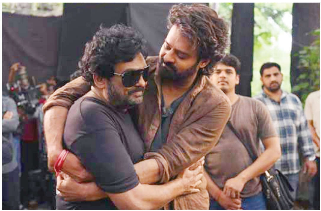 Prabhas meets Puri Jagannadh on ‘The Raja Saab' sets, sparks reunion buzz