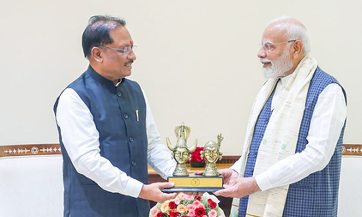 CM Sai calls on PM Modi, extends invitation for Chhattisgarh's silver jubilee celebrations