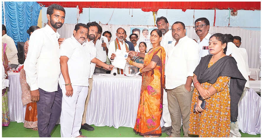 Govt Whip distributes house patta certificates