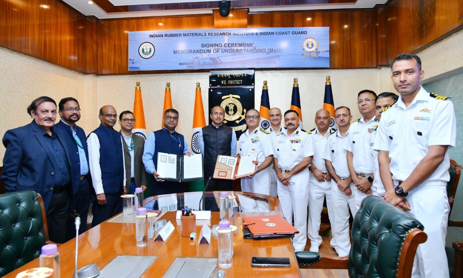 MEMORANDUM OF UNDERSTANDING (MOU) INDIAN COAST GUARD AND INDIAN RUBBER MATERIALS RESEARCH INSTITUTE