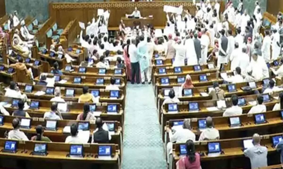 Govt pushes ahead with its agenda in Parliament as Opposition's protest continues