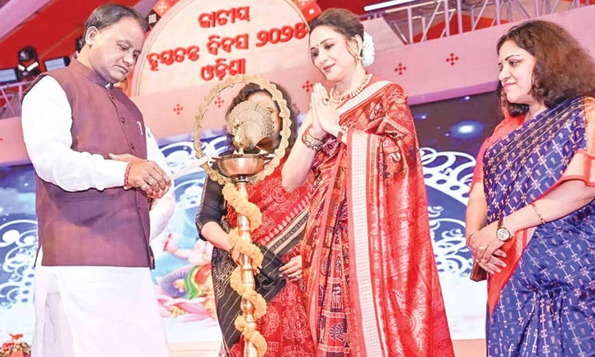 Madhuri ambassador of Odisha's handloom industry