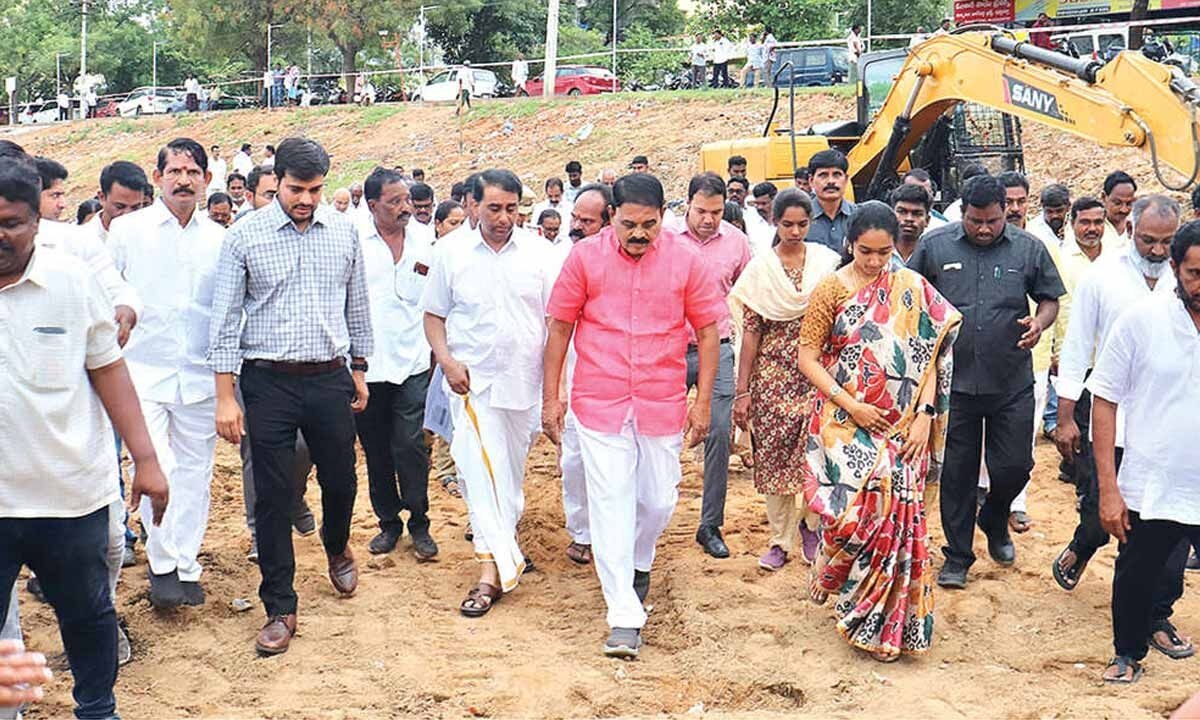 Park development at Chitravathi Riverfront begins