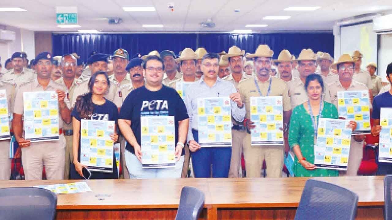 Combating cruelty to animals: City police, animal husbandry dept invite PETA for workshops