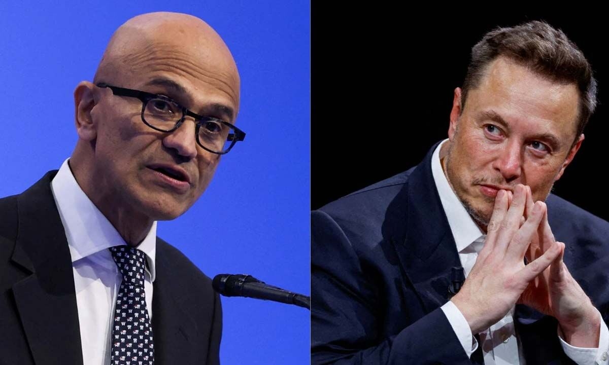 Satya Nadella Responds to Elon Musk's 'OpenAI Will Eat Microsoft Alive' Remark After GPT-5 Rollout
