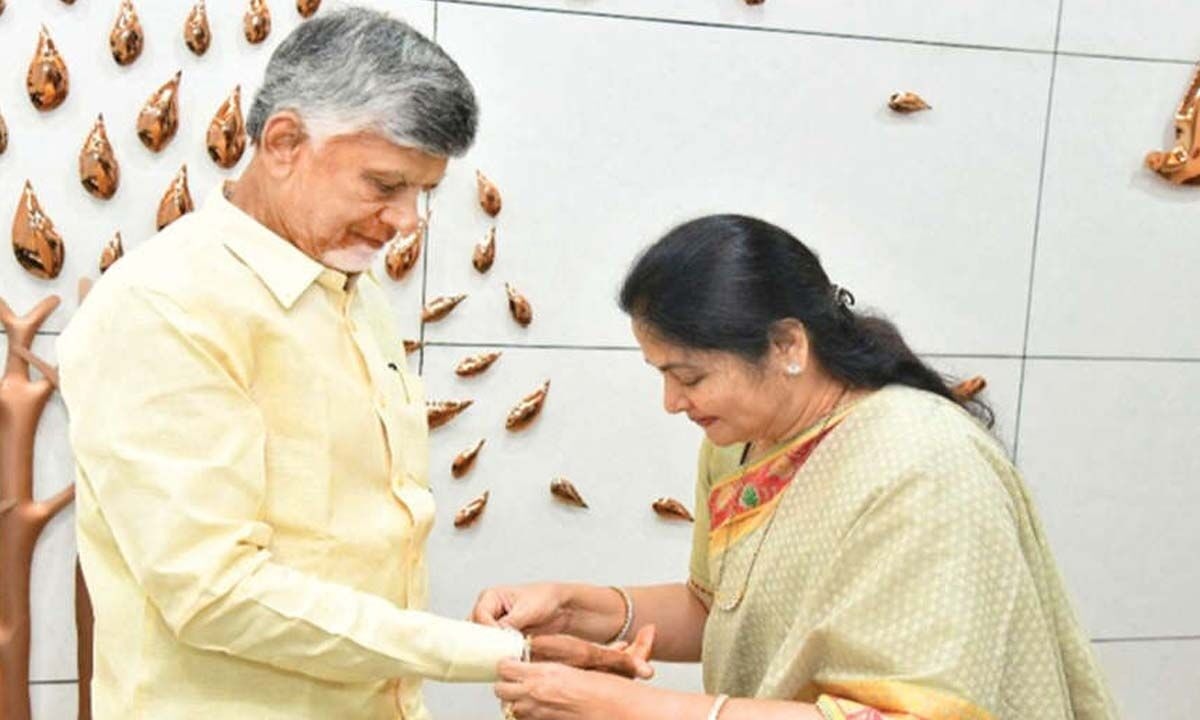 Kovur MLA ties rakhi to CM