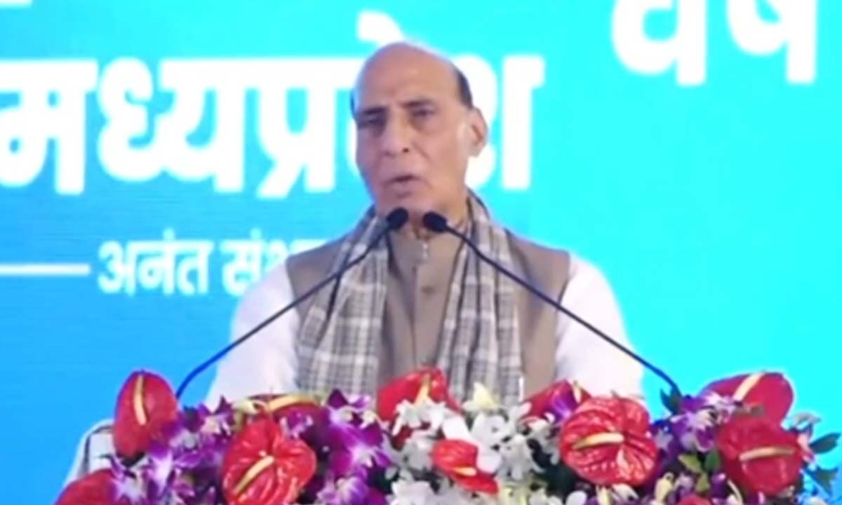 Rajnath Singh lays foundation stone of Rs 1,800 crore-BEML rail coach unit in MP's Raisen