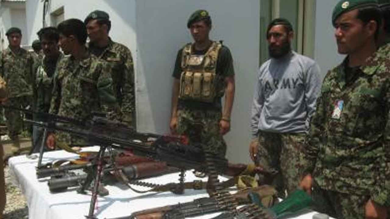 Afghan security forces discover weapons, ammunition in Paktia province