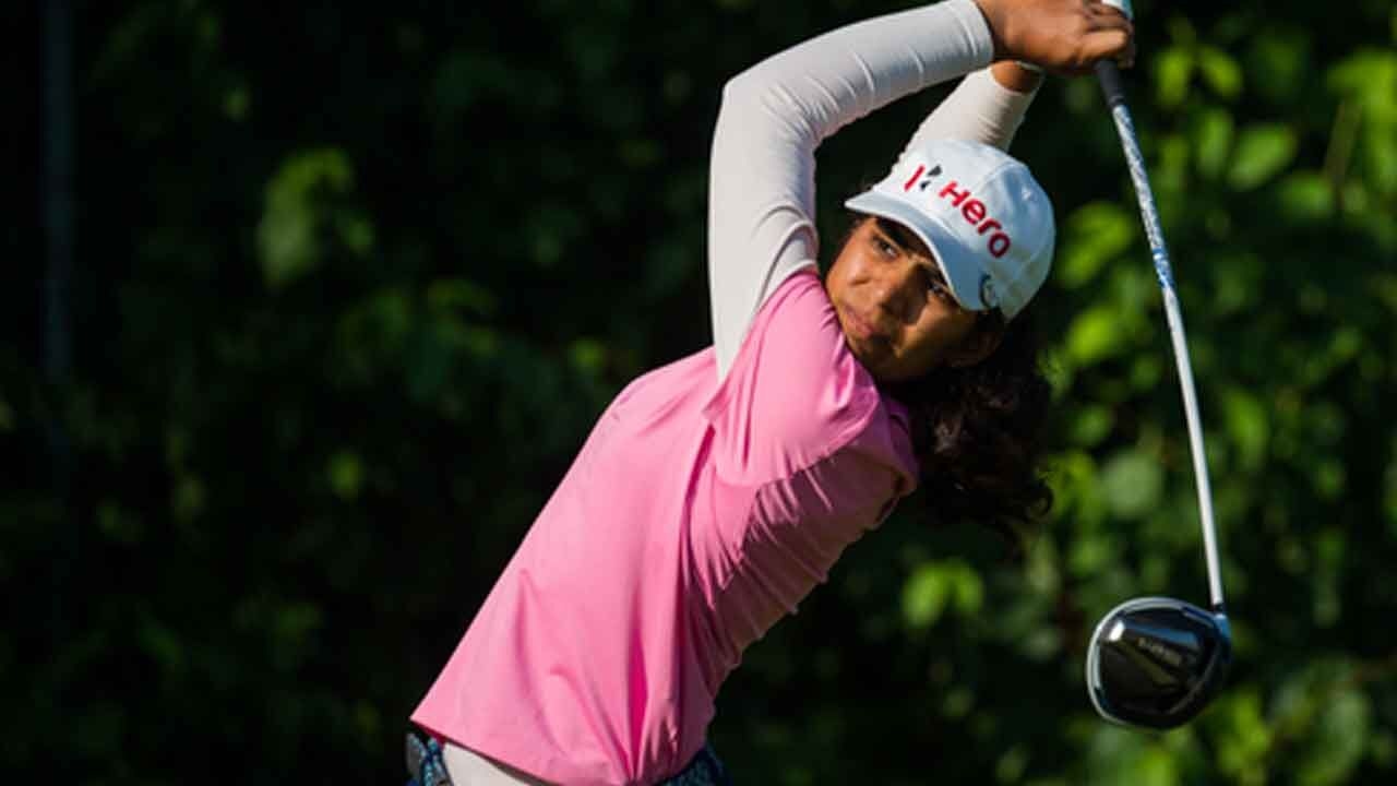 Diksha fights back to even par, lies 13th in London