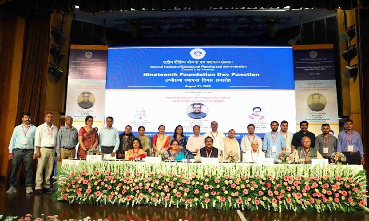 NIEPA Celebrates 19th Foundation Day: Charting India's Educational Future in an Emerging New World