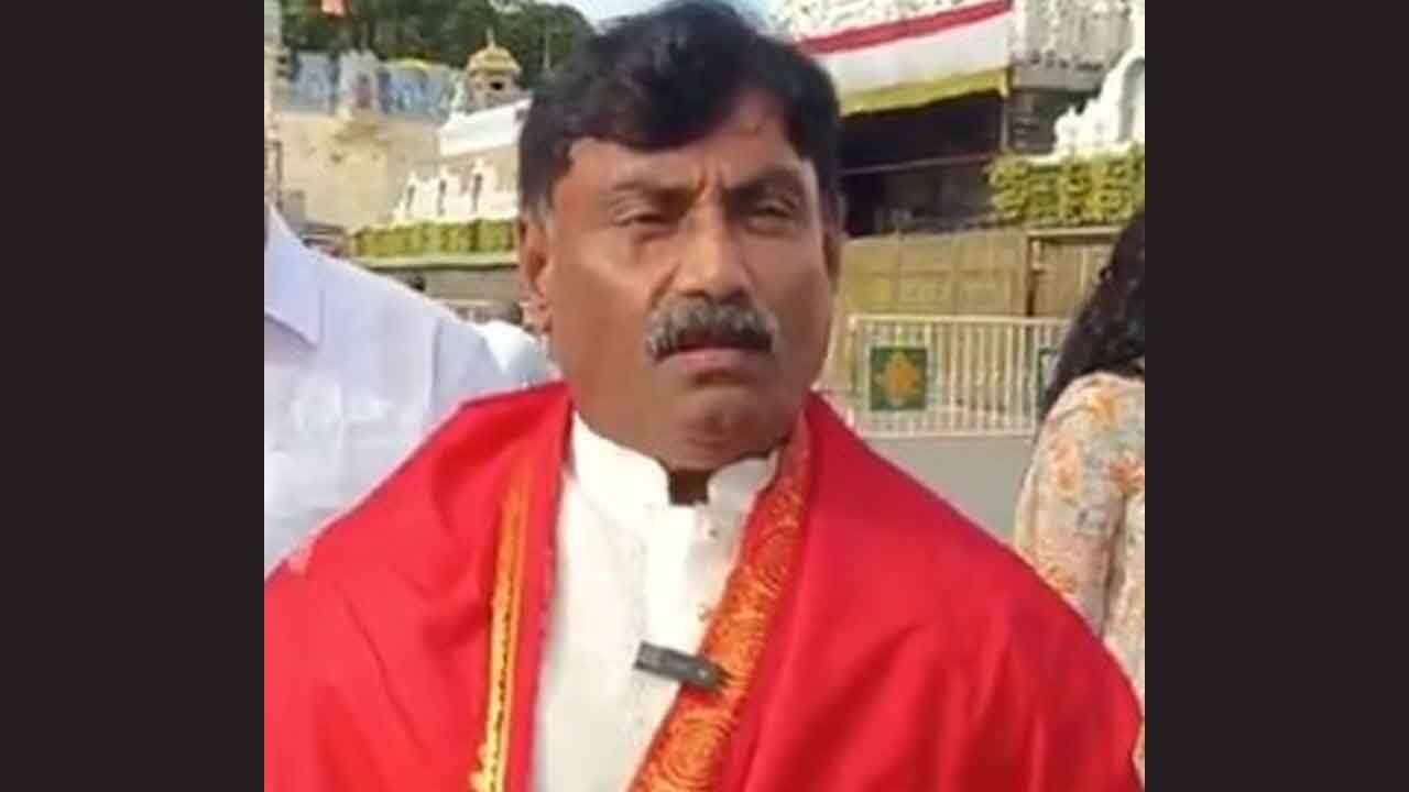 Former Andhra CM Jagan's maternal uncle booked for political comments at Tirumala temple