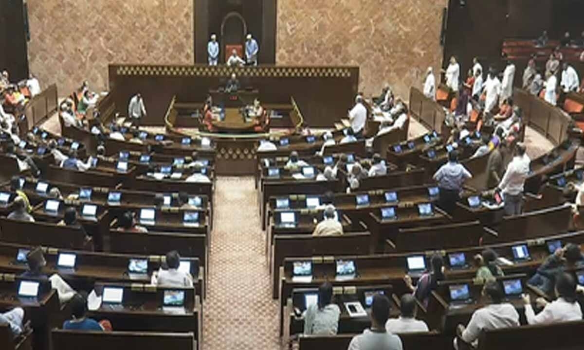 Rajya Sabha adjourned till 2 pm amid uproar over rejection of Rule 267 notices