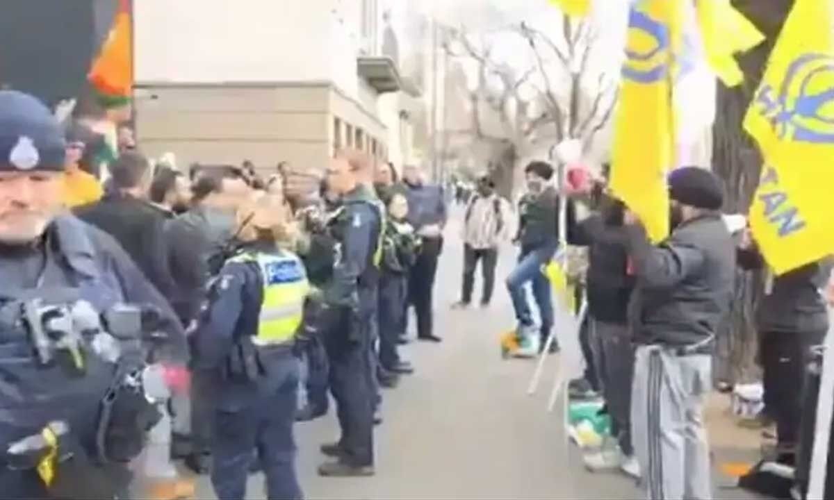Pro-Khalistan Protest Interrupts India's Independence Day Event In Melbourne