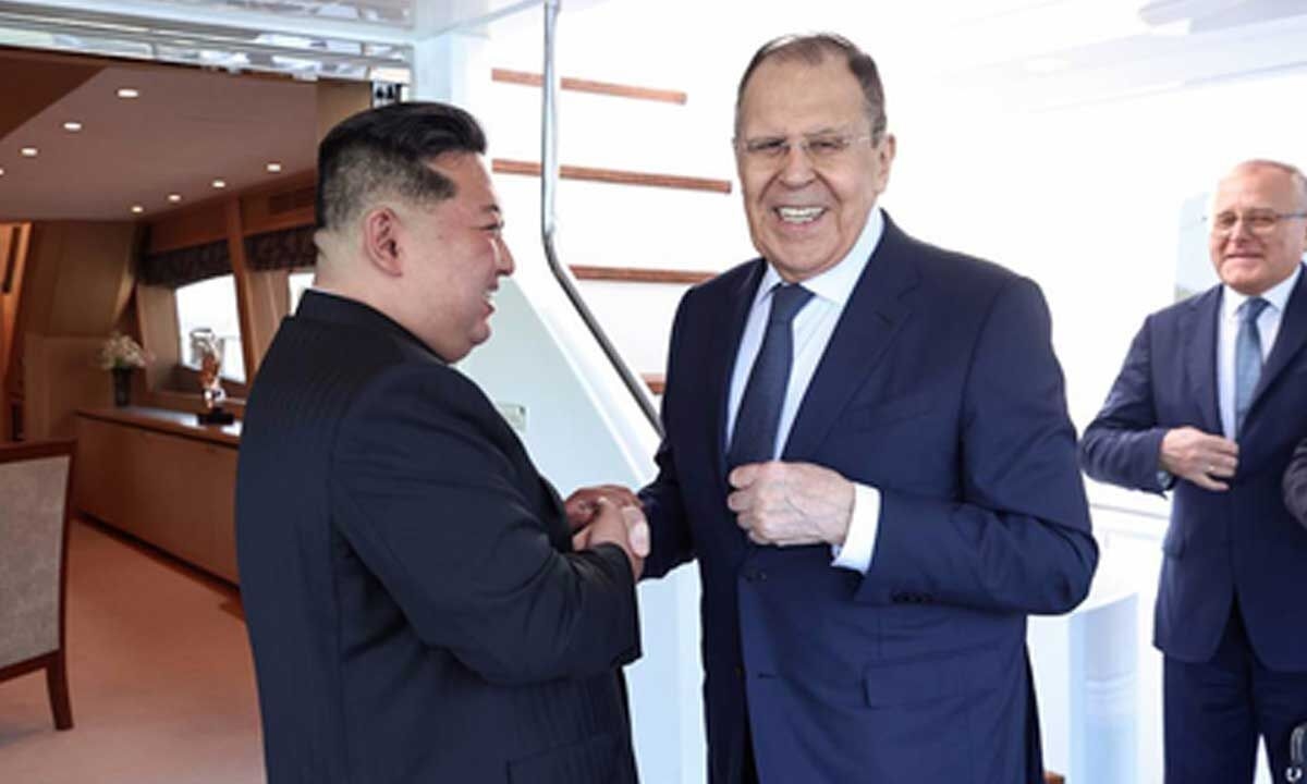 Russia's Duma speaker meets North Korea's Kim, conveys Putin's greetings: Report