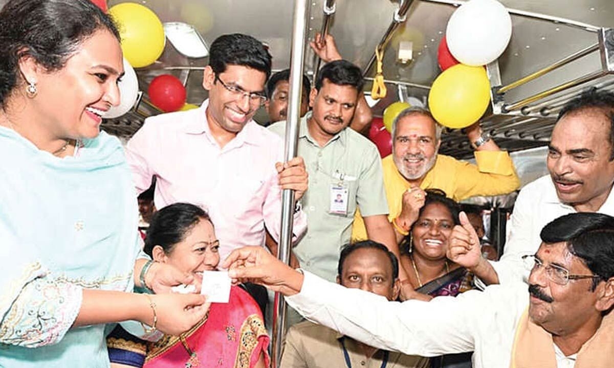 ‘Stree Shakti' free bus travel scheme for women launched in Tirupati