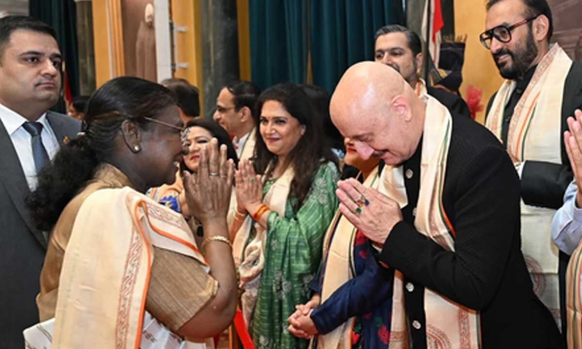 Anupam thanks President Draupadi Murmu for inviting him to Rashtrapati Bhavan: Honoured, blessed
